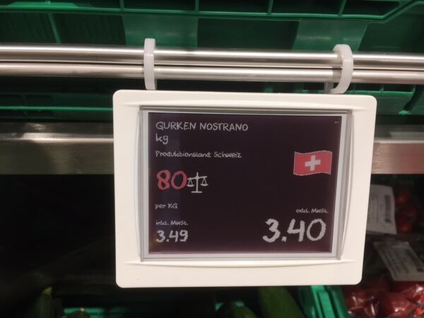 ESL Halterungen Gemueseregal TopCC-Spar