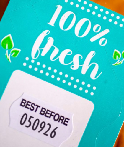 Siegeletikett 100% Fresh