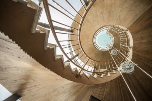 spiralenförmige Treppe