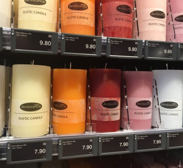 Etagère à bougies avec supports ESL