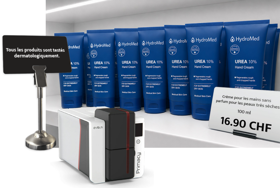 Kartendrucker für Apotheken und Drogerien